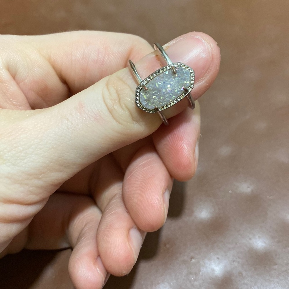 KENDRA SCOTT DOUBLE BAND DRUZY RING